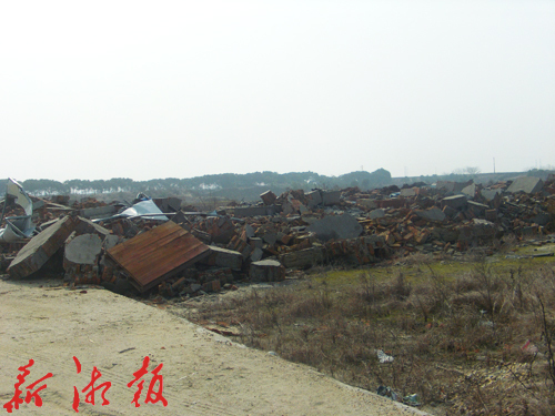 江西南昌县一村委会被指招商引资过河拆桥