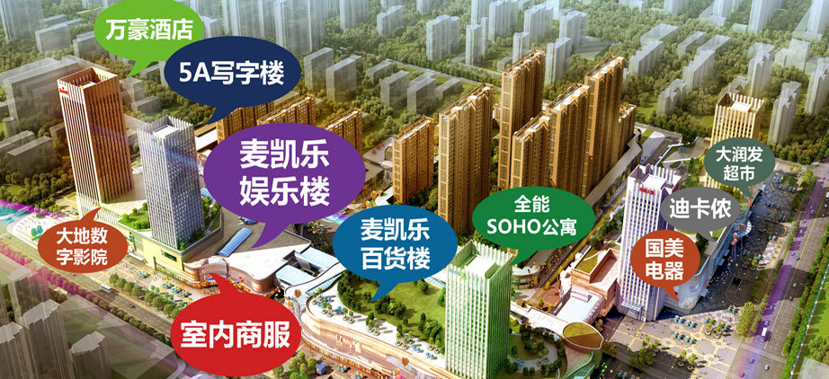 大庆昆仑唐人中心-冠绝东北三省 80万㎡航母级