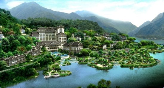 溪山温泉晓筑30-90平精装温泉度假屋首付7.8万