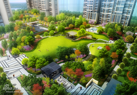 项目园林景观效果图