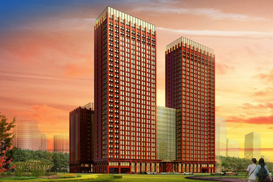 中博国际广场看房团人潮如织 中邦地产楼盘倍