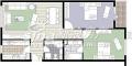 诚品建筑 两室两厅 108.90㎡ 户型图