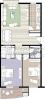 诚品建筑 两室两厅 117.16㎡ 户型图