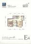 美林湾 E4二室二厅一卫户型 户型图
