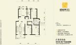 望都新地 四期C2三室二厅二卫 178.5㎡ 户型图