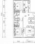 中堂华府(中堂) 二室二厅二卫A1户型面积113平米 户型图