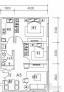 中堂华府(中堂) 二室二厅一卫A3户型面积95平米 户型图