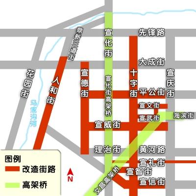 哈尔滨市宣化街高架桥年内建成通车