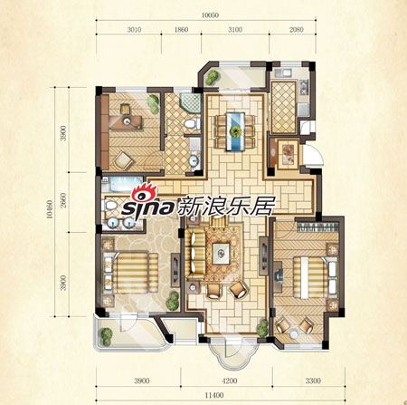 开世嘉年紫金之恋样板间赏析(组图)
