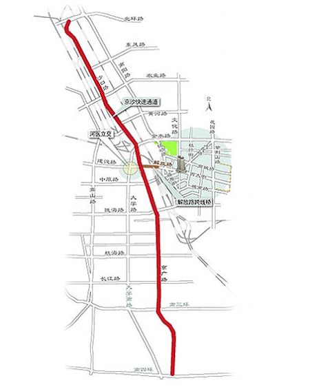 京沙快速路路线图