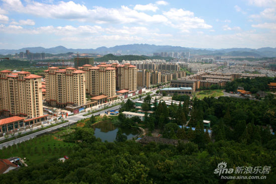 图为同城印象建筑俯瞰图
