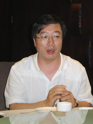 图文:中体奥林匹克花园总经理陈顺