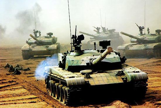 济南军区邀海空军二炮指挥员参与陆军演习(图