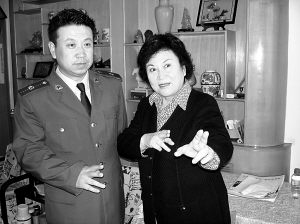 刘兰芳母子的军旅情