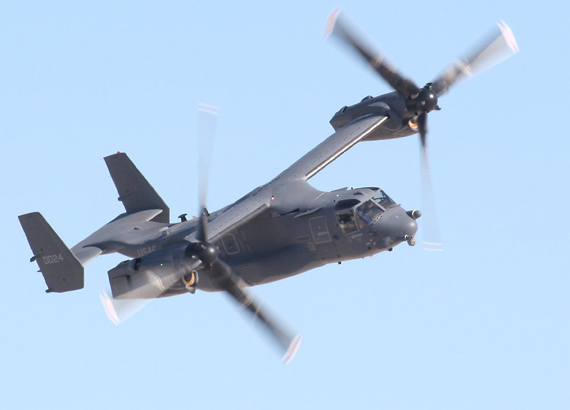 美国空军特种作战司令部(afsoc)官员称,他们对cv-22"鱼鹰"的需求可能