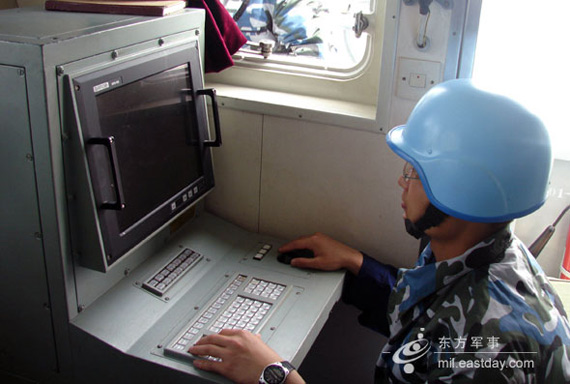 中国东海舰队扫雷模拟监控系统投入使用(图)