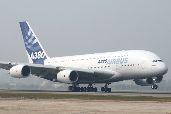 �տ�A380���뱱��Բ������й���½��ʾ����