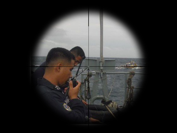 菲律宾前海军上尉的船只将被中国海监船拦截