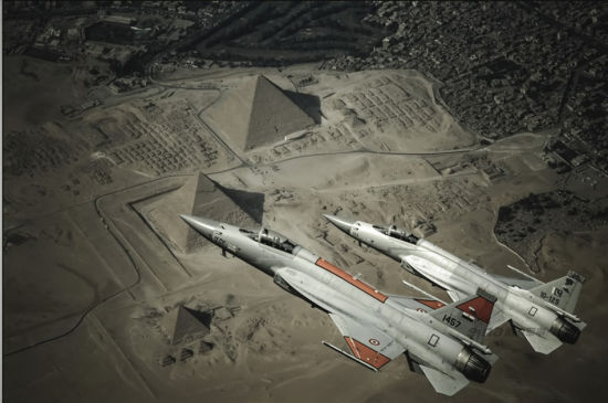 资料图:埃及版JF-17“枭龙”战机亮相。