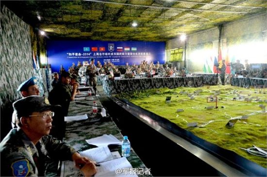 朱日和基地作战实验中心曝光 设巨型沙盘