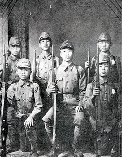 资料图:抗战时期中国战场上的朝鲜籍日军士兵