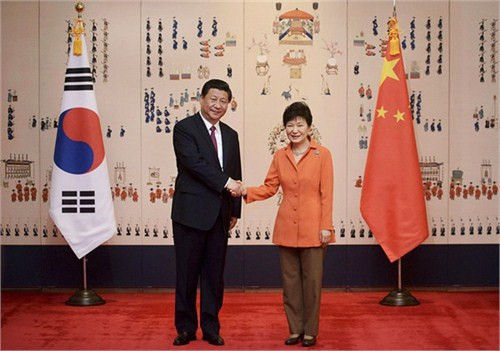 习近平会晤朴槿惠