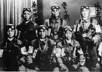 资料图:参与“神风特攻”的日本飞行员