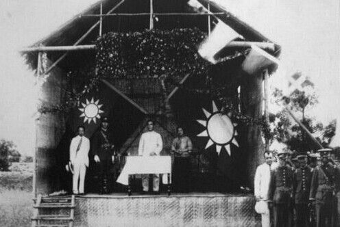 资料图:蒋介石在黄埔军校