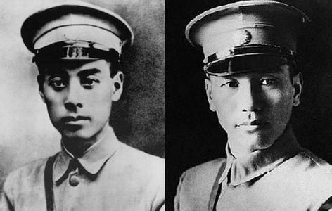 资料图:周恩来(左)和蒋介石(右)
