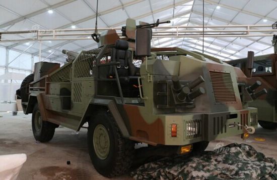 资料图:国产重火力伞兵突击车