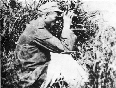 资料图:1949年8月21日,时任22军副军长张秀龙在舟山指挥战斗。