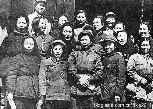 资料图:红军女战士