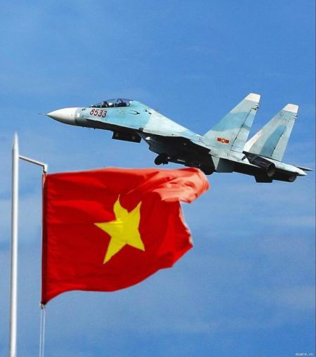 资料图: 越南空军苏-30MK2战机 资料图: 越南空军战机