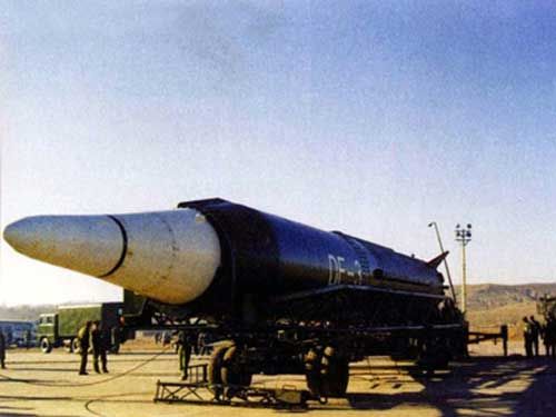 资料图：东风-3型弹道导弹是中国第一种国产弹道导弹