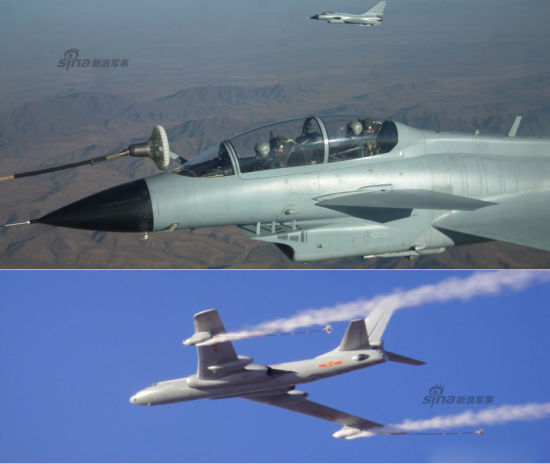 近日,广空航空兵某师组织实战环境下空中加受油训练,有效促进了部队远程加受油能力稳步攀升。比较少见的是,本图集中出现了轰油六空中紧急放油照片。 资料图:近日,广空航空兵某师组织实战环境下空中加受油训练,有效促进了部队远程加受油能力稳步攀升。比较少见的是,本图集中出现了轰油六空中紧急放油照片。