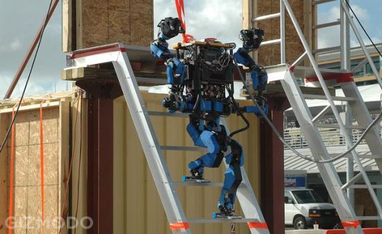 上届DARPA“机器人奥运”上的参赛机器人,该届比赛中国队伍弃权(资料图)