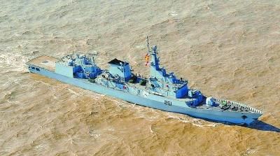 中国为巴基斯坦海军建造的第三艘F-22P护卫舰