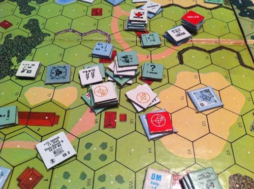 资料图:兵棋能省略投射的弹药,但是时间并不缩减(《高级步兵班长》桌面游戏)