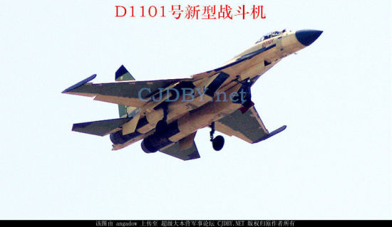 图片来源:国产歼11D战机照疑似首次曝光