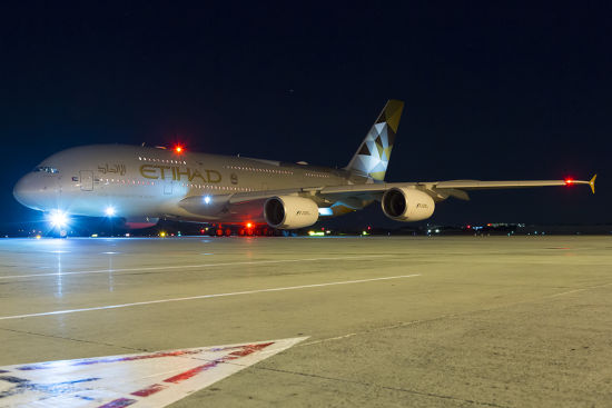 阿提哈德航空A380豪华客机执飞悉尼航线