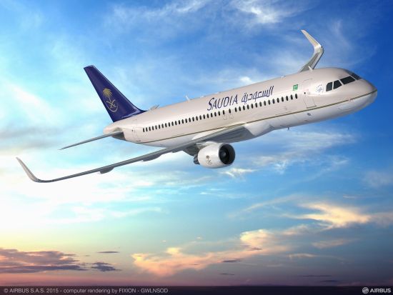 沙特阿拉伯A320飞机