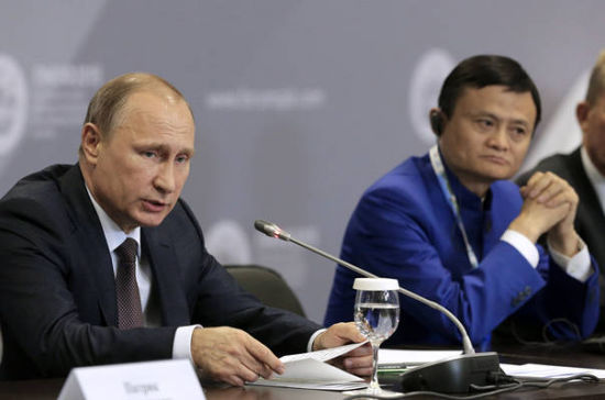 马云见普京80%问题有关乌克兰