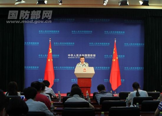 国防部新闻发言人杨宇军