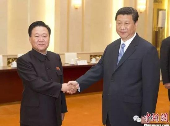 崔龙海曾经作为金正恩特使访华与习近平见面