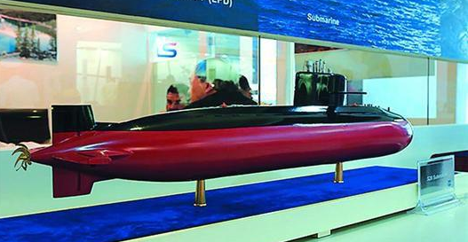 资料图:中国出口型S-20常规潜艇模型