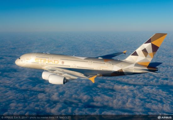 阿提哈德航空A380客机
