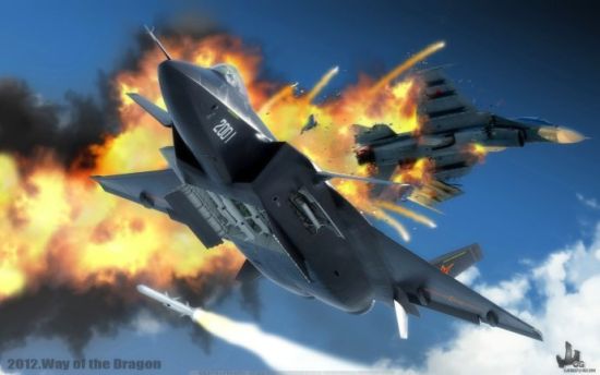 近日,日本媒体上出现所谓F-3“心神”击落中国歼-20的CG图(详见新浪军事图集:日本媒体假想心神击毁中国歼20隐形战机)。对此,中国网友难以淡定,“来而不往非礼也!”既然日本人作画击落中国歼-20,中国网友奉上歼-20击落日本战机CG猛图!(制图:高山,特此鸣谢!)