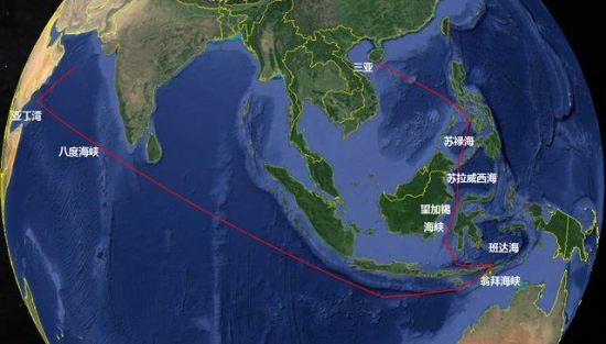 有外国媒体猜测这是中国海军的093型核潜艇在印度洋亚丁湾巡逻。关于中国海军深入印度洋执行任务,一直以来就受到有关国家海军的高度关注。