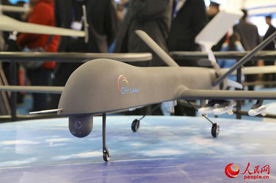 彩虹新型中高空长航时无人机 摄影:闫嘉琪