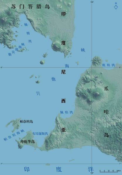 资料图:巺他海峡示意图 资料图:巺他海峡示意图